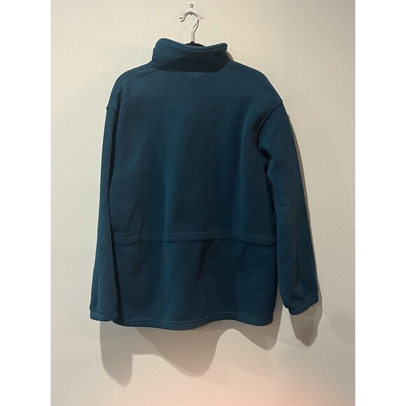 Vintage Eddie Bauer Jacket Women’s Large Full Zip Blue Green Pockets Canada - Picture 2 of 8